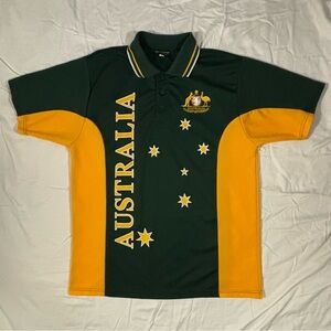 Australia Green and Yellow Polo Jersey